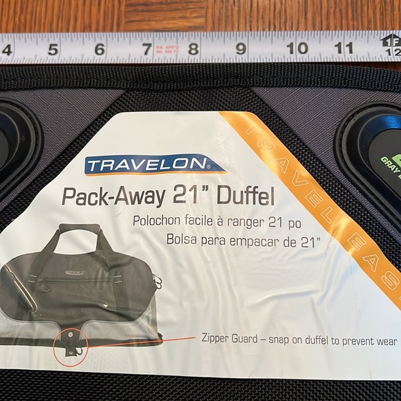 NWT. Travelon Pack-Away 21” Duffel - Picture 2 of 6